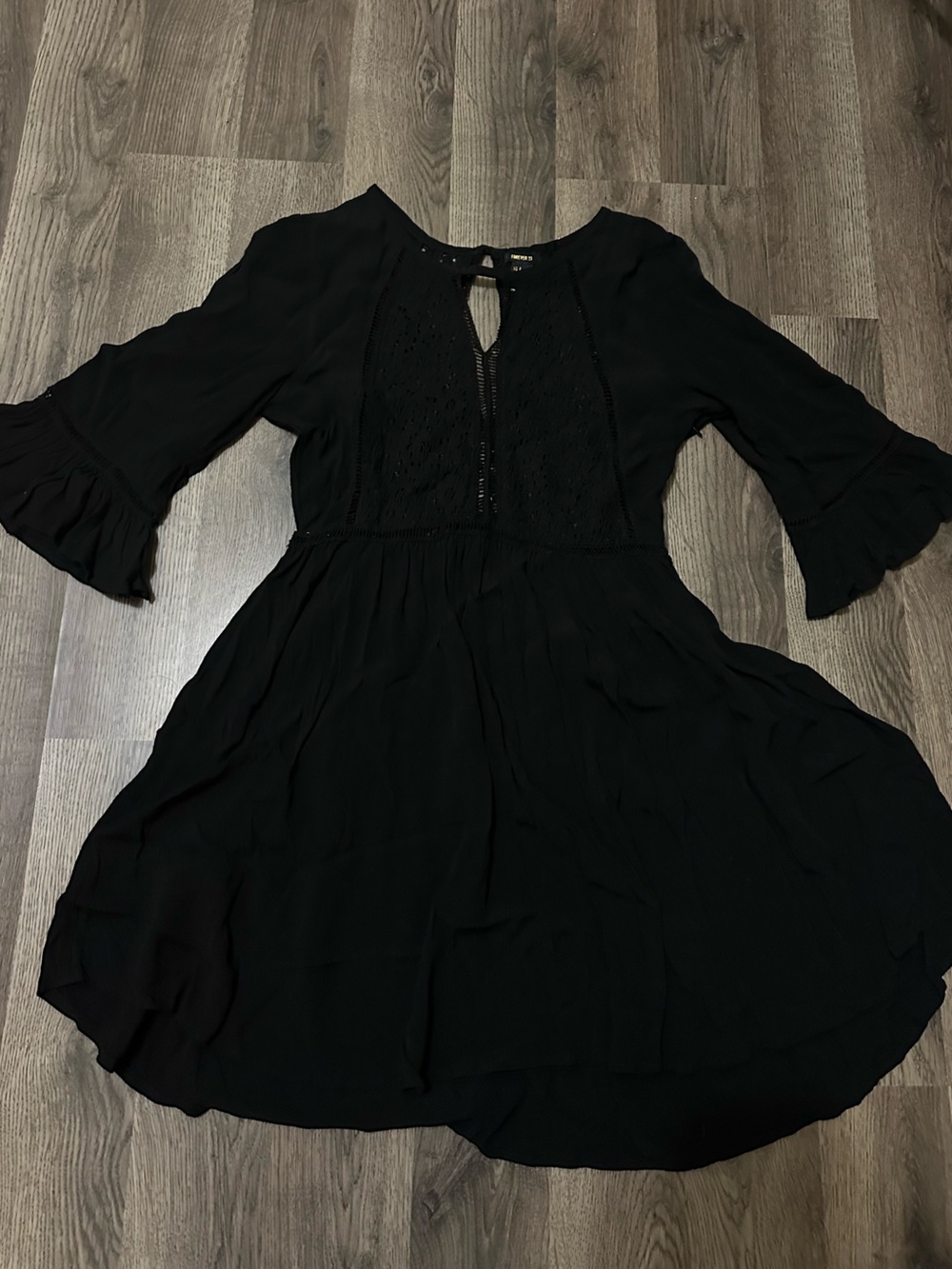 black dress
